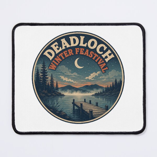Item preview, Deadloch Winter Feastival Vintage Badge designed and sold by FeminismTV.