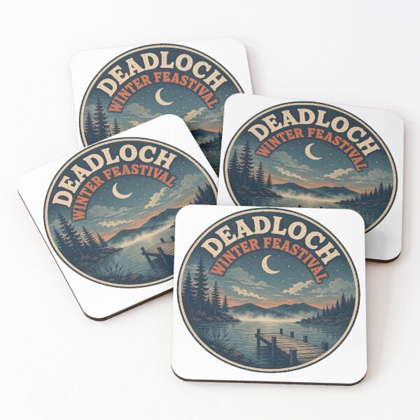 Item preview, Deadloch Winter Feastival Vintage Badge designed and sold by FeminismTV.