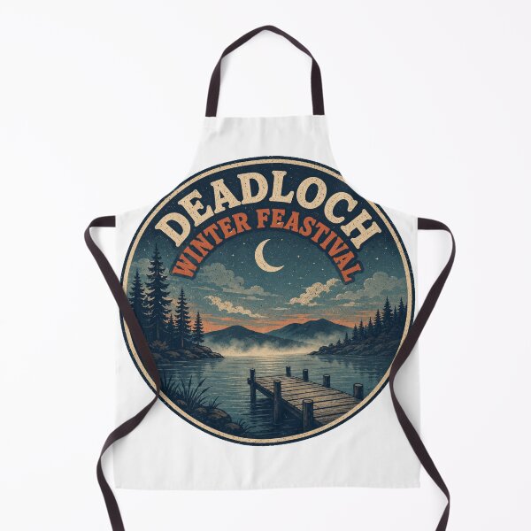 Item preview, Deadloch Winter Feastival Vintage Badge designed and sold by FeminismTV.