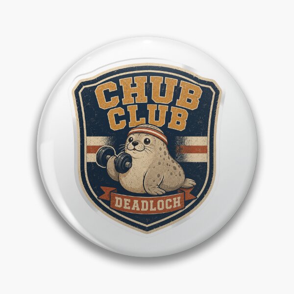 Item preview, Chub Club Deadloch Retro Gym Patch designed and sold by FeminismTV.