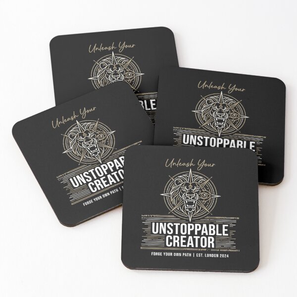 Item preview, Unleash Your Unstoppable Creator - Geometric Lion Compass designed and sold by rich-moda.