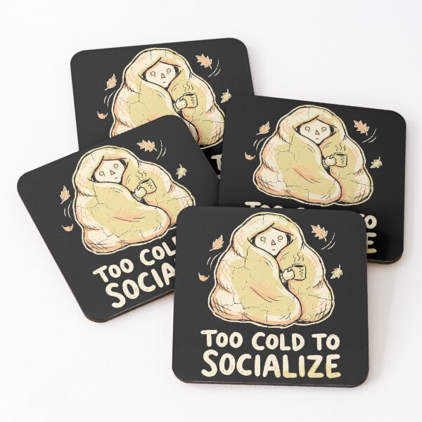 Item preview, Too Cold to Socialize designed and sold by SignumShop.