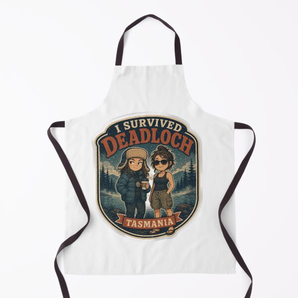Item preview, I Survived Deadloch Tasmania Souvenir Sticker designed and sold by FeminismTV.