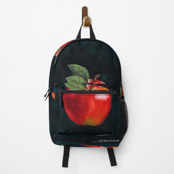 Item preview, Red Apple Still Life: Watercolour and Gouache Study designed and sold by ArithraStudio.