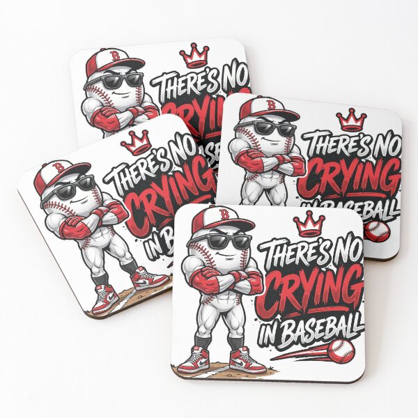 Item preview, There's No Crying in Baseball | Vintage Baseball Quote Retro Sports T-Shirt designed and sold by FirstCheck.