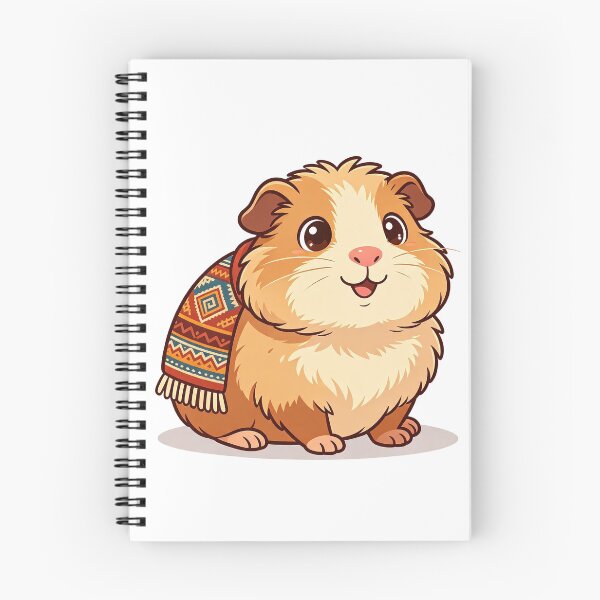 Item preview, guinea pig with Andean blanket designed and sold by mixoubraw.