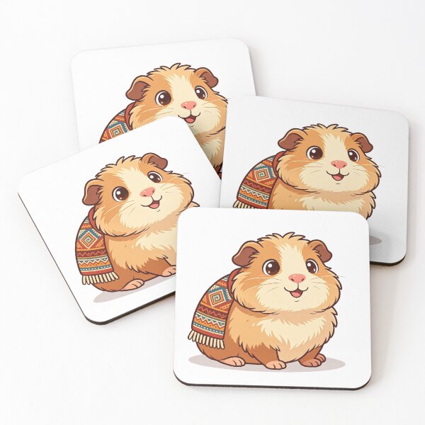 Item preview, guinea pig with Andean blanket designed and sold by mixoubraw.