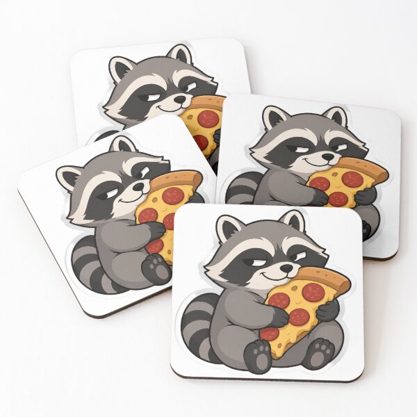 Item preview, Raccoon Hugging Pizza designed and sold by FeminismTV.