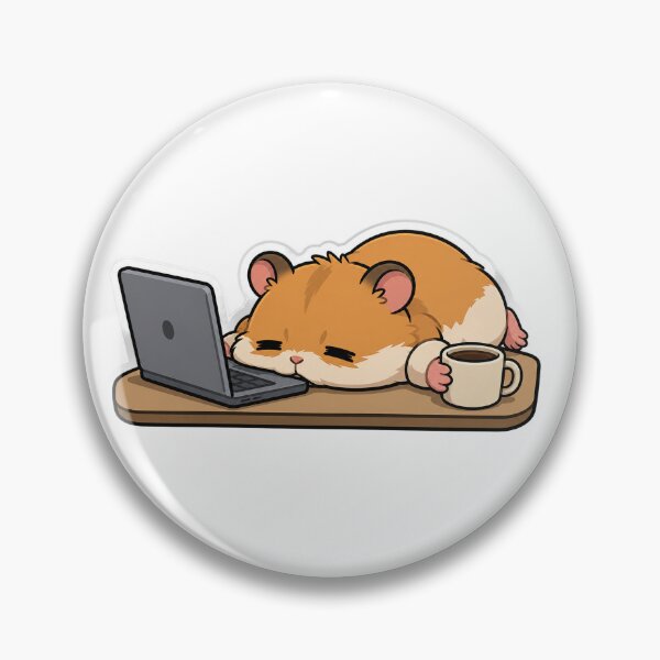 Item preview, Tired Hamster At Work designed and sold by FeminismTV.