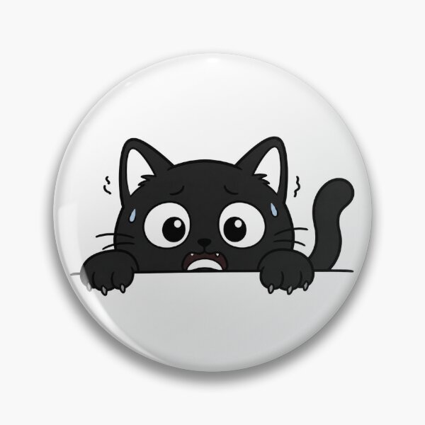 Item preview, Black Cat Hanging On designed and sold by FeminismTV.