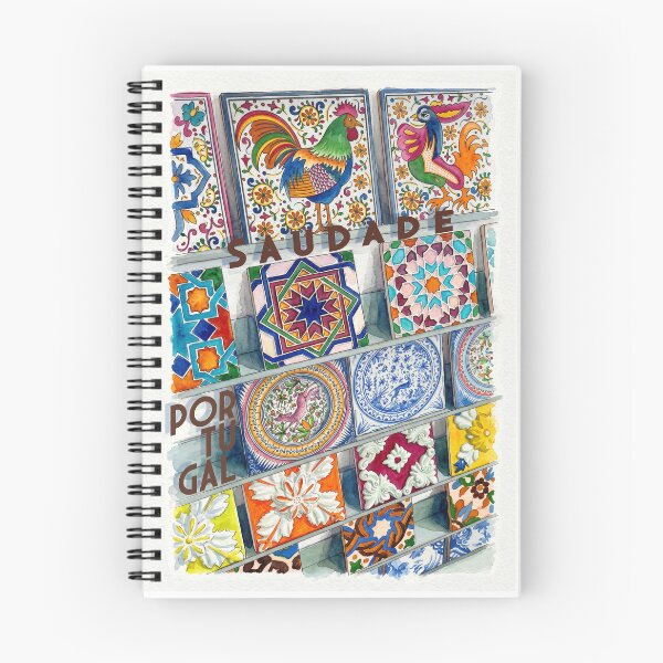 Item preview, Saudade Portugal – Aesthetic Watercolor Travel Design designed and sold by HappyLuckyJoy.