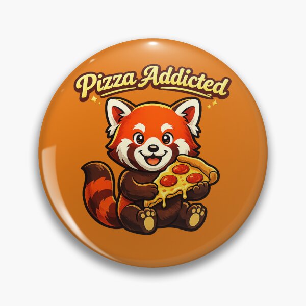 Item preview, Red Panda Pizza Addicted designed and sold by TriStudio.