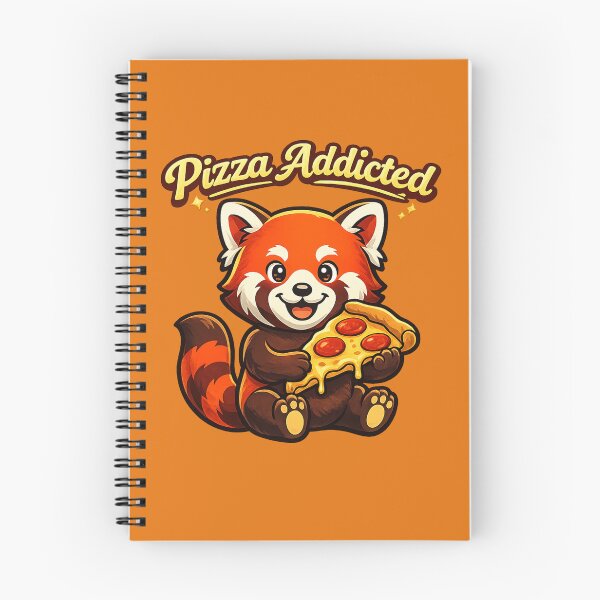 Item preview, Red Panda Pizza Addicted designed and sold by TriStudio.