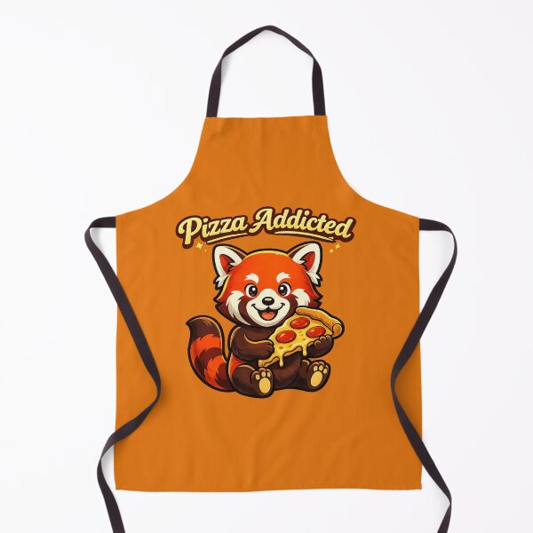Item preview, Red Panda Pizza Addicted designed and sold by TriStudio.