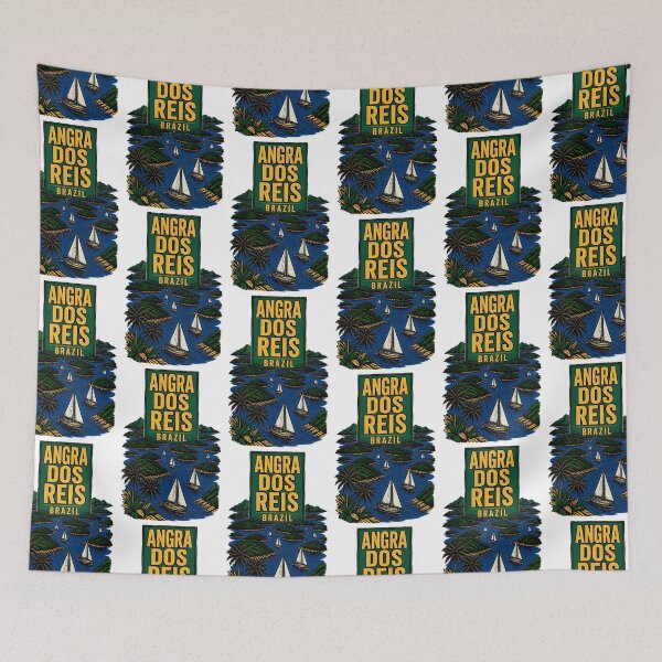Item preview, Angra Dos Reis Brazil Vintage Travel Tourism designed and sold by TravelersGems.