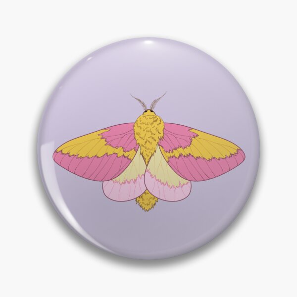 Item preview, Rosy Maple Moth designed and sold by ColoredByClaire.