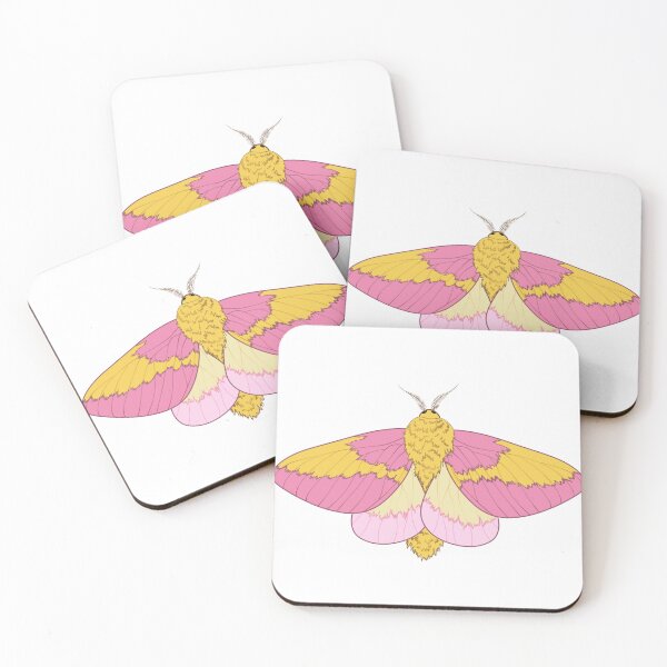 Item preview, Rosy Maple Moth designed and sold by ColoredByClaire.