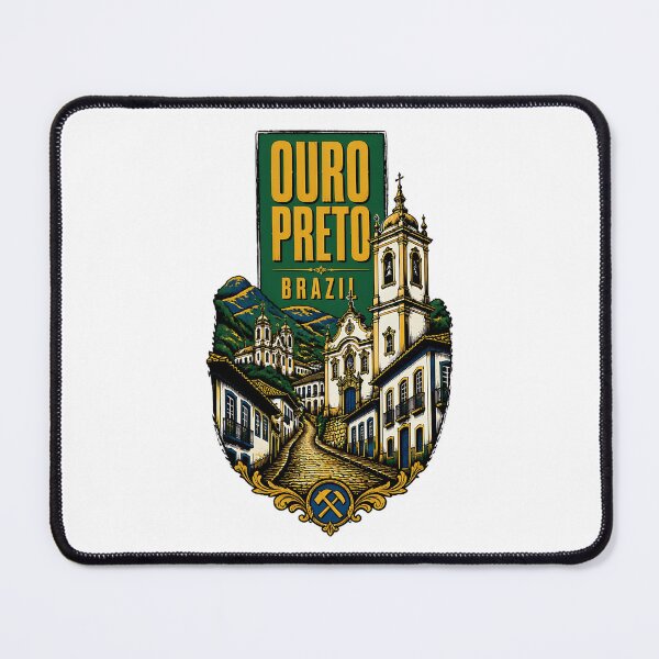 Item preview, Ouro Preto Brazil Vintage Travel Tourism designed and sold by TravelersGems.