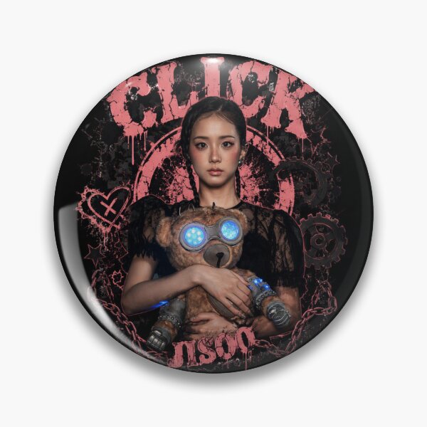 Item preview, JISOO CLICK Comeback K-Pop Fan Art Design designed and sold by Kimheawon.