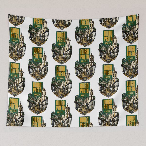 Item preview, Ouro Preto Brazil Vintage Travel Tourism designed and sold by TravelersGems.
