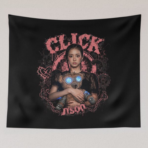 Item preview, JISOO CLICK Comeback K-Pop Fan Art Design designed and sold by Kimheawon.