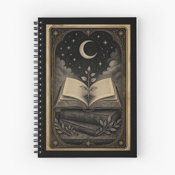 Item preview, Celestial Book Tree Tarot Card designed and sold by creativerooney.