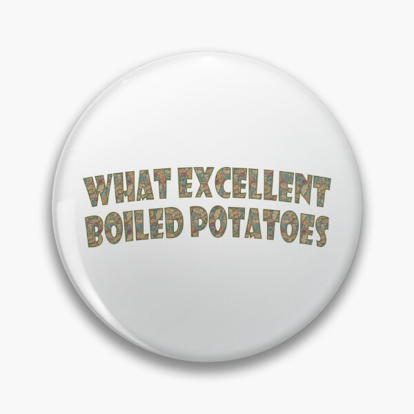 Item preview, What excellent boiled potatoes  with William Morris Acanthus & Rose designed and sold by Anne Londez Studio.