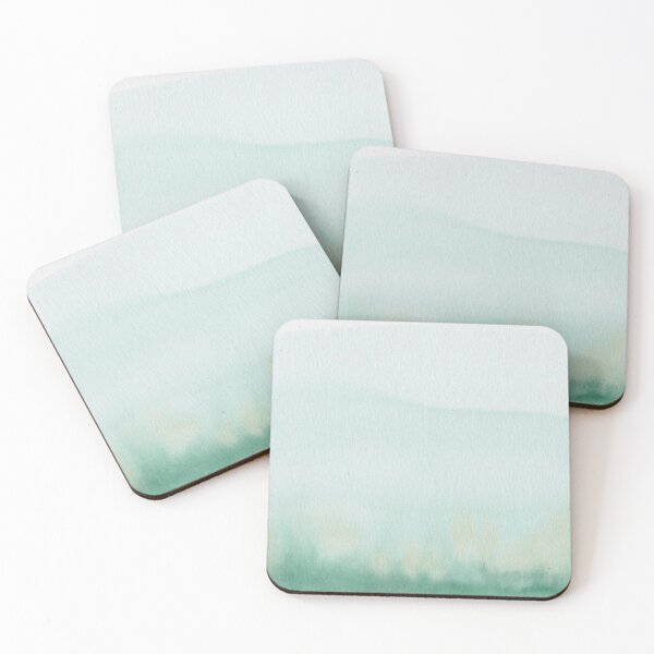 Item preview, Soft Sage Green Watercolour Wash: Minimal Abstract Art designed and sold by ArithraStudio.