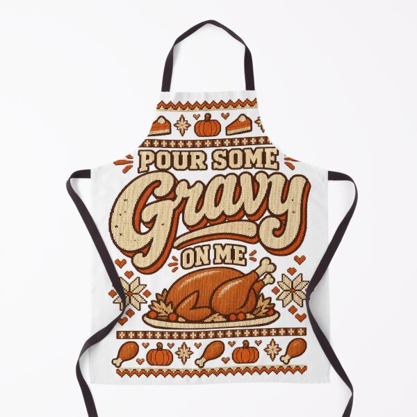 Item preview, Pour Some Gravy on Me – Funny Thanksgiving Ugly Sweater designed and sold by WolfmanProphecy.