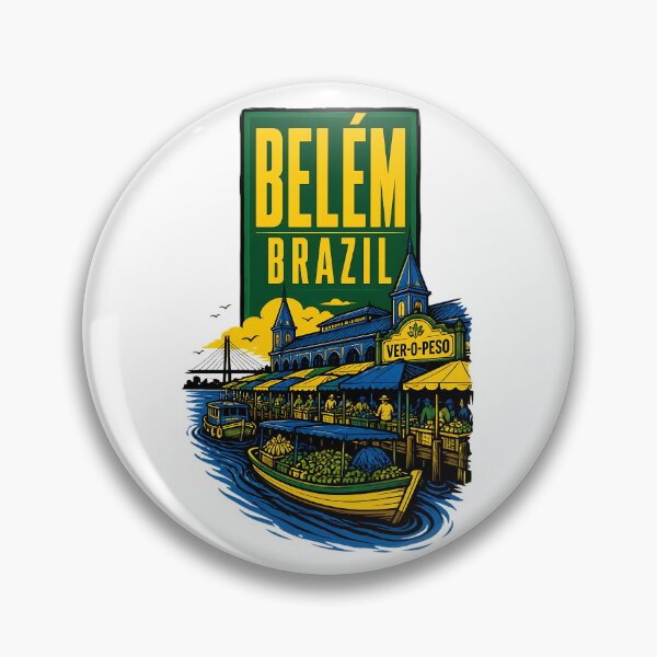 Item preview, Belem Brazil Vintage Travel Tourism designed and sold by TravelersGems.
