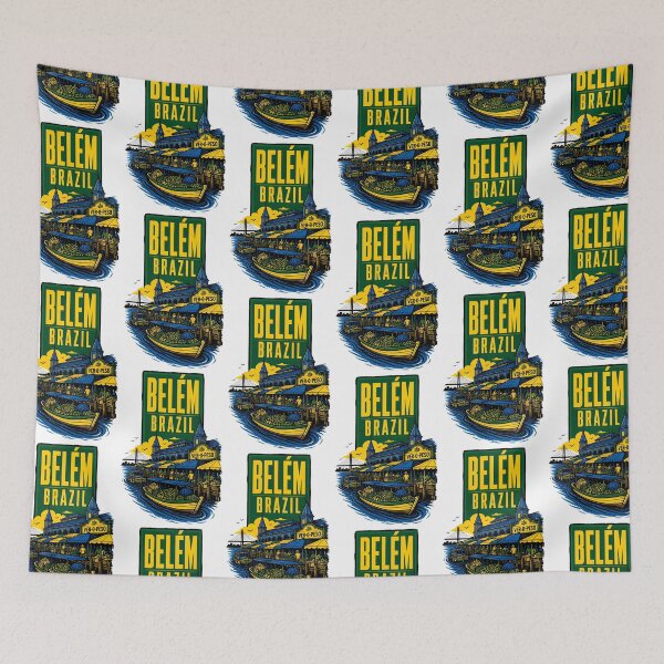 Item preview, Belem Brazil Vintage Travel Tourism designed and sold by TravelersGems.