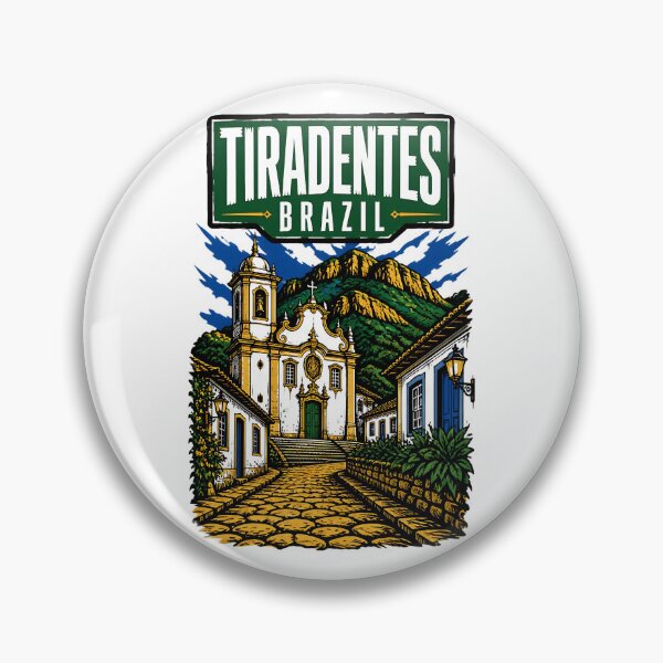 Item preview, Tiradentes Brazil Vintage Travel Tourism designed and sold by TravelersGems.