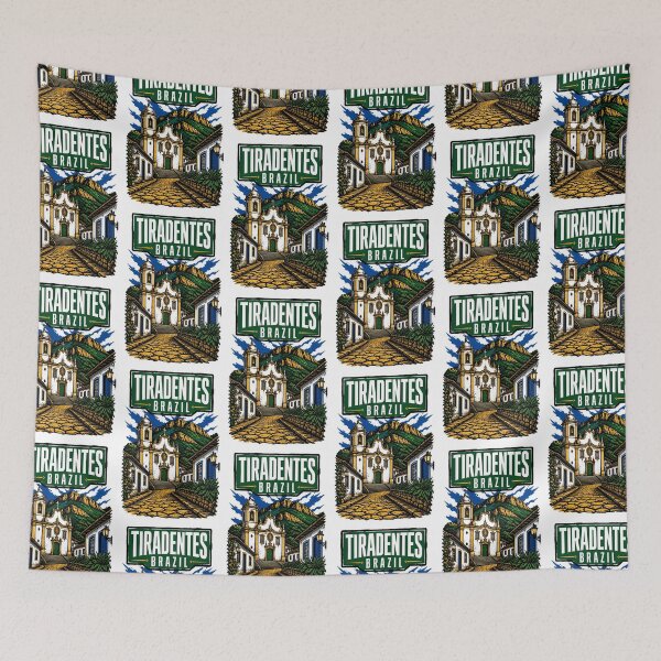 Item preview, Tiradentes Brazil Vintage Travel Tourism designed and sold by TravelersGems.