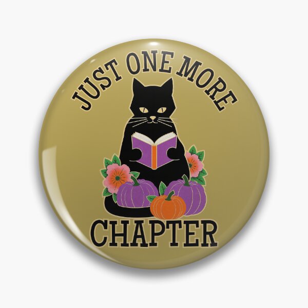 Item preview, Cute Black Cat Reading Book Club, Love Cats and Books, One More Chapter, Fall Bookish designed and sold by Forevermore.