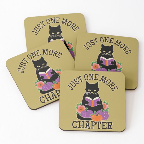 Item preview, Cute Black Cat Reading Book Club, Love Cats and Books, One More Chapter, Fall Bookish designed and sold by Forevermore.