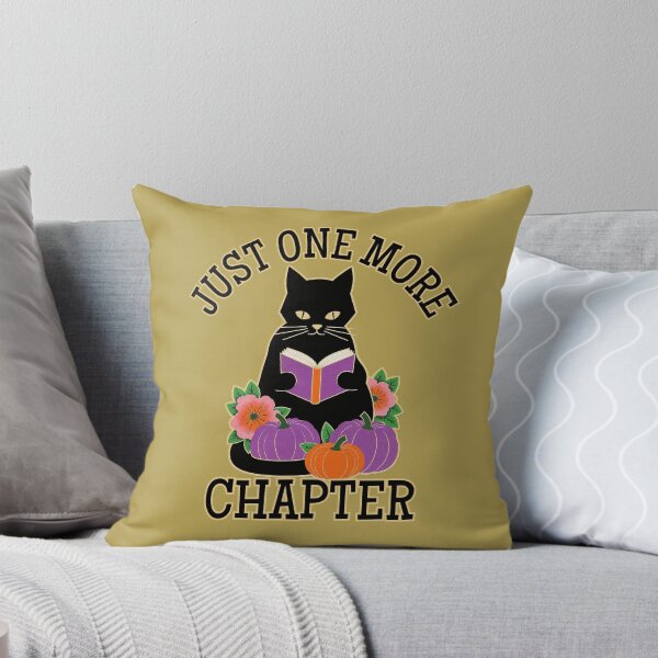 Item preview, Cute Black Cat Reading Book Club, Love Cats and Books, One More Chapter, Fall Bookish designed and sold by Forevermore.