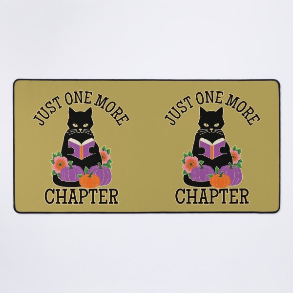Item preview, Cute Black Cat Reading Book Club, Love Cats and Books, One More Chapter, Fall Bookish designed and sold by Forevermore.