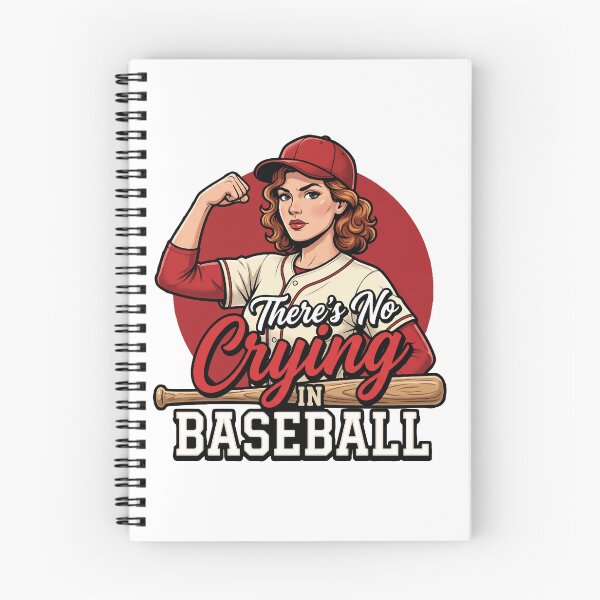 Item preview, There Is No Crying In Baseball | Rockford Peaches Baseball | Retro Movie Quote designed and sold by FirstCheck.