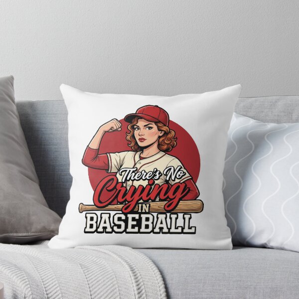 Item preview, There Is No Crying In Baseball | Rockford Peaches Baseball | Retro Movie Quote designed and sold by FirstCheck.