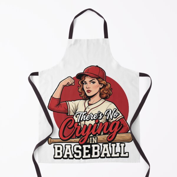 Item preview, There Is No Crying In Baseball | Rockford Peaches Baseball | Retro Movie Quote designed and sold by FirstCheck.