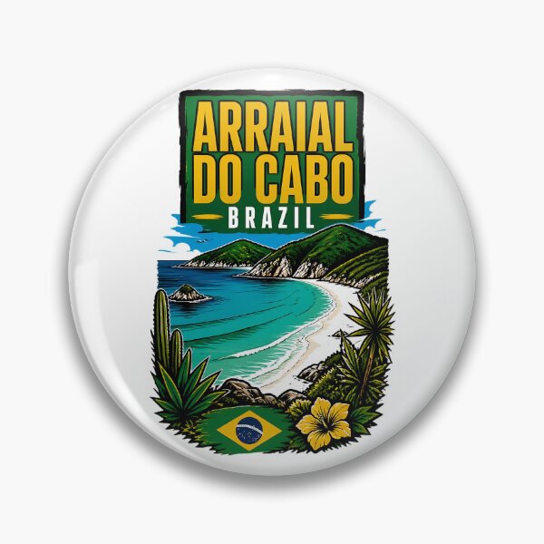 Item preview, Arraial Do Cabo Brazil Vintage Travel Tourism designed and sold by TravelersGems.