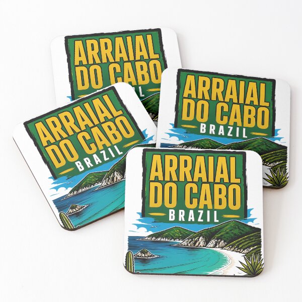 Item preview, Arraial Do Cabo Brazil Vintage Travel Tourism designed and sold by TravelersGems.