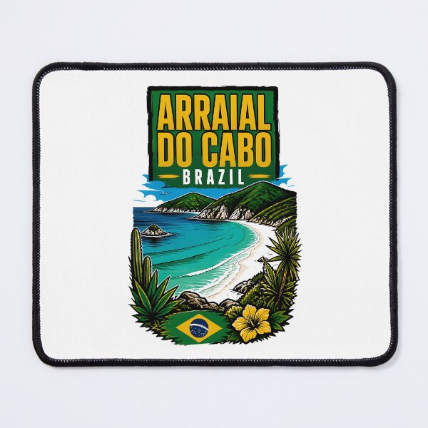 Item preview, Arraial Do Cabo Brazil Vintage Travel Tourism designed and sold by TravelersGems.