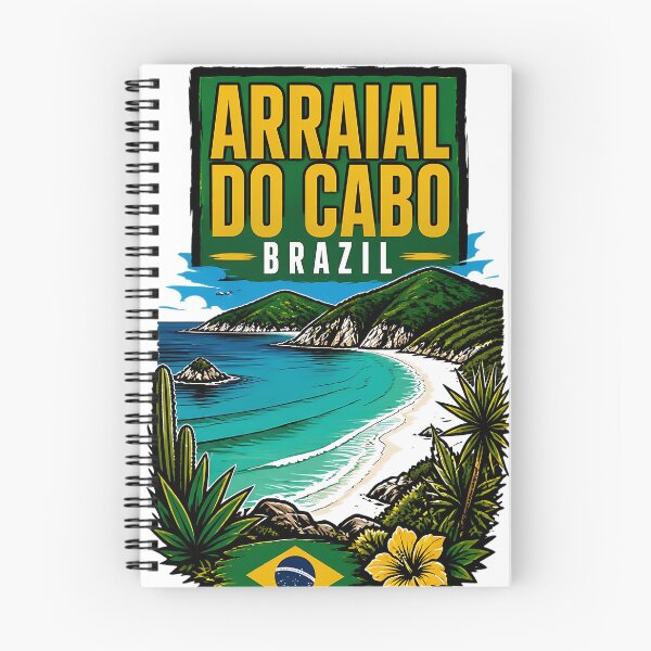 Item preview, Arraial Do Cabo Brazil Vintage Travel Tourism designed and sold by TravelersGems.