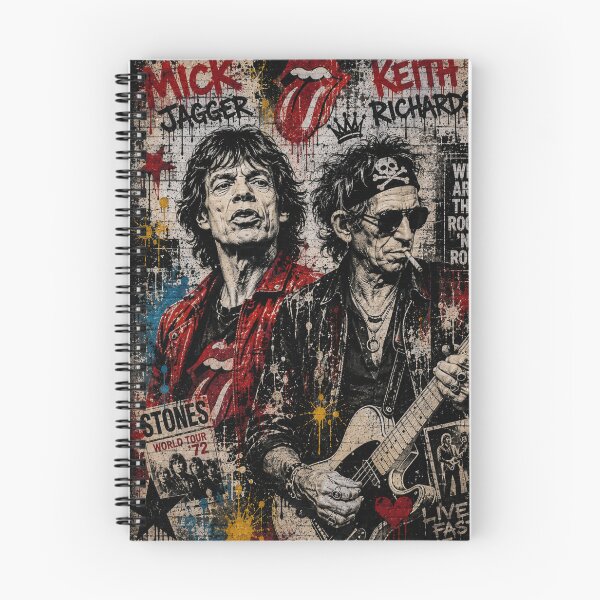Artikelvorschau, Mick Jagger und Keith Richards Straßenkunst entworfen und verkauft von Shirts And Clothing XXX.