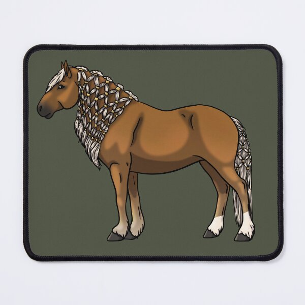 Item preview, Flaxen Gold Chestnut Black Forest Horse designed and sold by Old Water Cryptid .