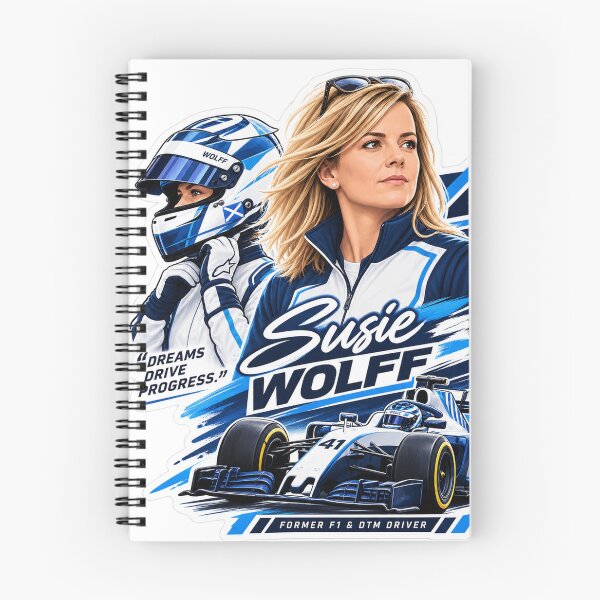 Item preview, Susie Wolff Motorsport Sticker | Train F1 & DTM Driver Racing Fan Art designed and sold by FirstCheck.