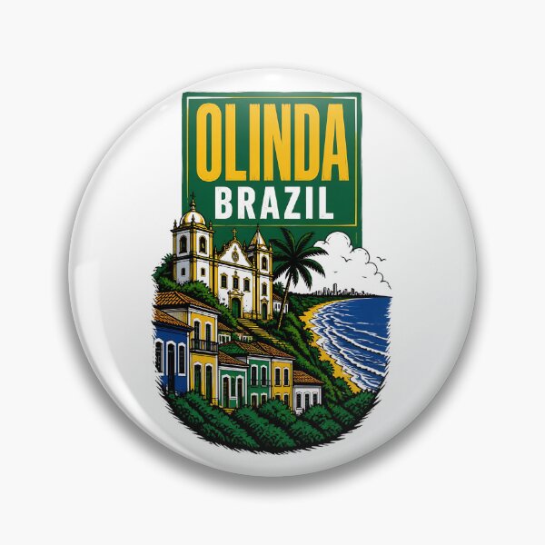 Item preview, Olinda Brazil Vintage Travel Tourism designed and sold by TravelersGems.
