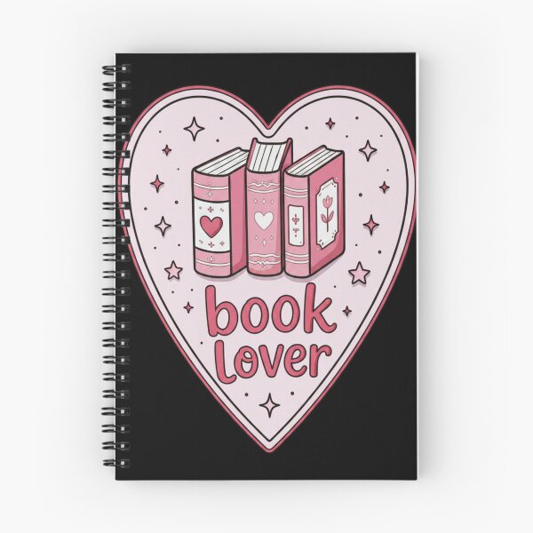 Item preview, Cute Pink Heart Book Lover designed and sold by creativerooney.