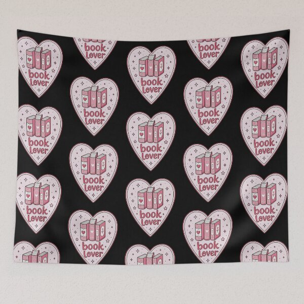 Item preview, Cute Pink Heart Book Lover designed and sold by creativerooney.